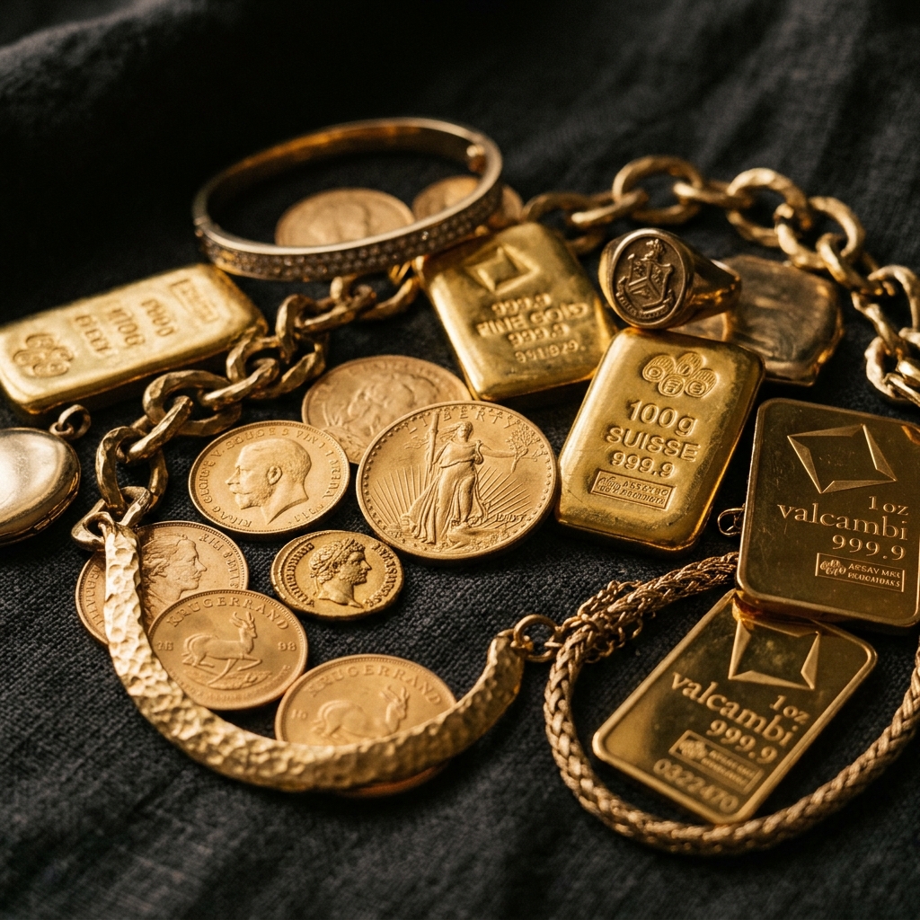 Gold and Coins